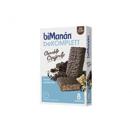 BIMANAN beKOMPLETT BARRITAS CHOCOLATE CRUJIENTE SNACK 8U
