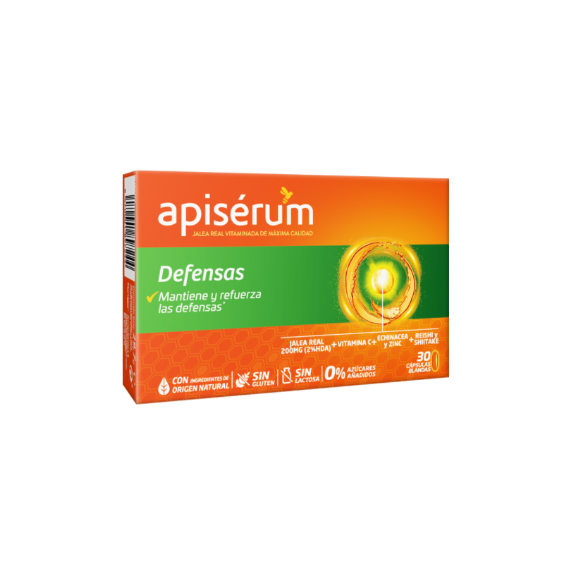 APISÉRUM JALEA REAL DEFENSAS 30 CÁPSULAS BLANDAS