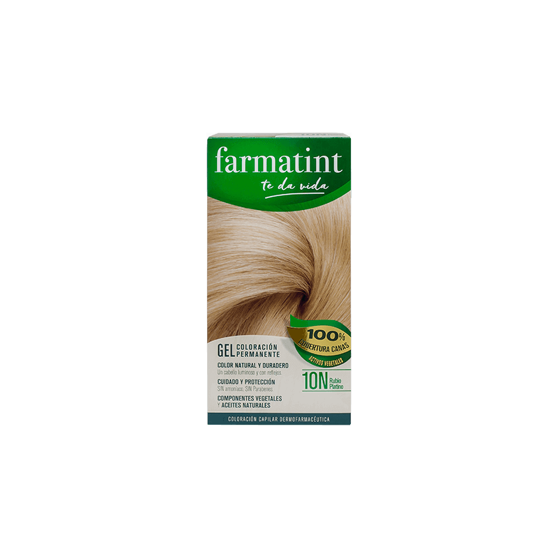 FARMATINT COLORACIÓN PERMANENTE 10N RUBIO PLATINO