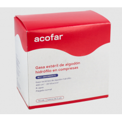 GASA ESTERIL DE ALGODON HIDROFILO 50 UNIDADES