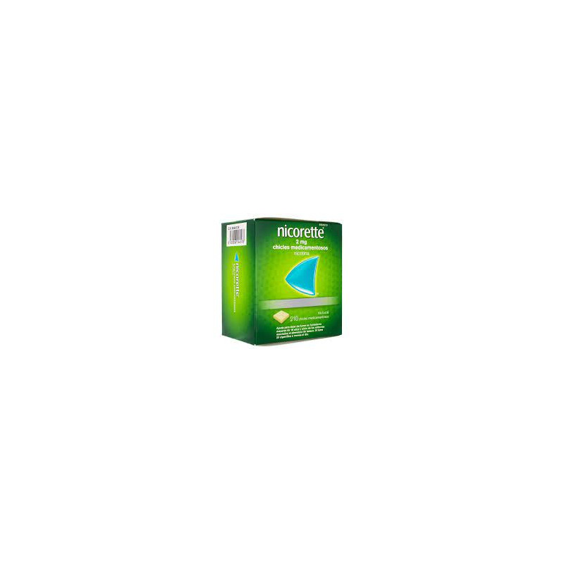 NICORETTE 2 mg CHICLES MEDICAMENTOSOS