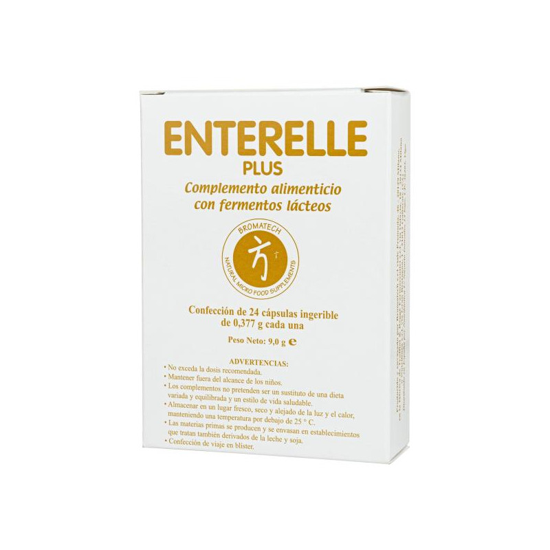 BROMATECH ENTERELLE PLUS 24 CAPSULAS