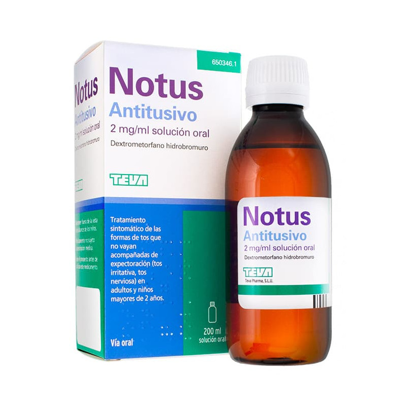 NOTUS ANTITUSIVO 2 mg/ml SOLUCION ORAL