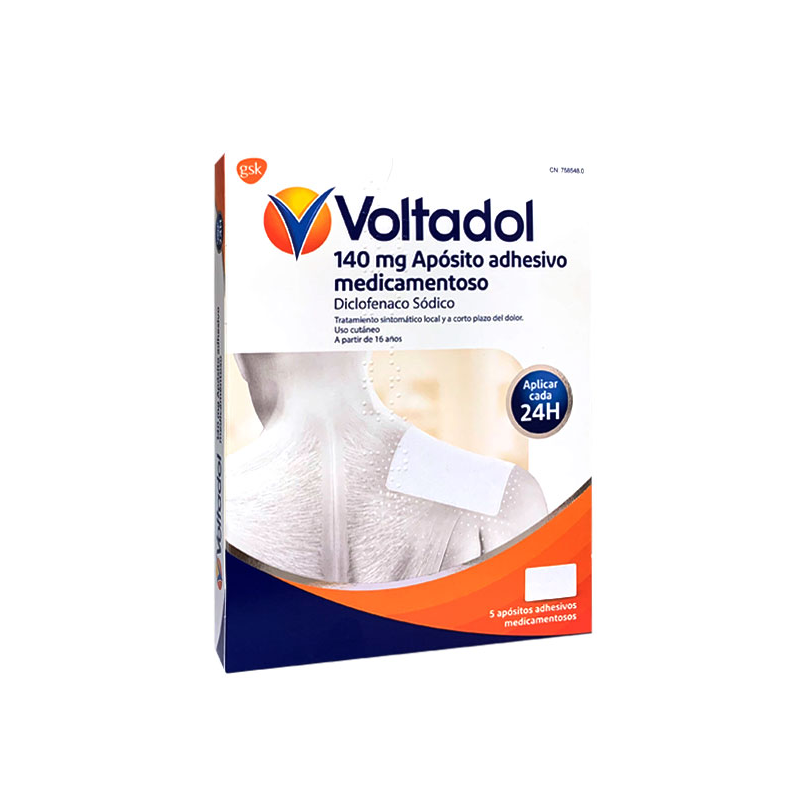 VOLTADOL 140 MG APÓSITO ADHESIVO MEDICAMENTOSO