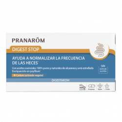PRANAROM DIGEST STOP AYUDA A NORMALIZAR LA FRECUENCIA DE LAS HECES