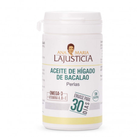 LAJUSTICIA ACEITE HIGADO DE BACALAO 90 PERLAS