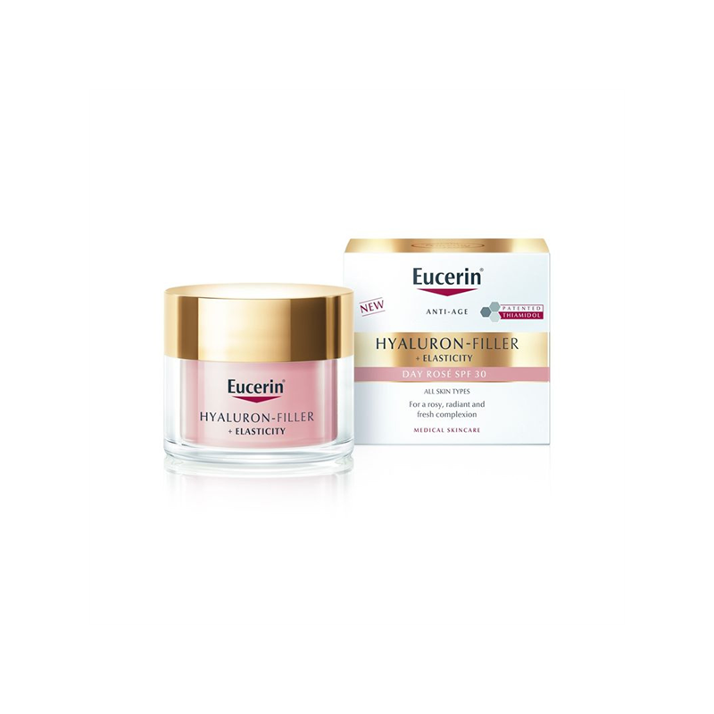 EUCERIN HYALURON FILLER ELASTICITY CREMA DÍA ROSE FPS30 50ML