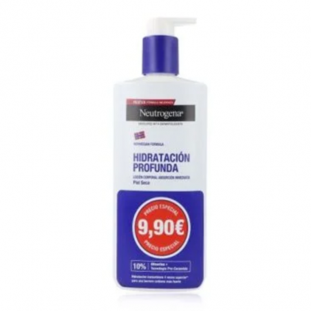 NEUTROGENA DEEP MOISTURE LOCIÓN CORPORAL PIEL SECA 400ML