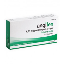 ANGIFEN 8,75 MG PASTILLAS PARA CHUPAR SABOR MENTA