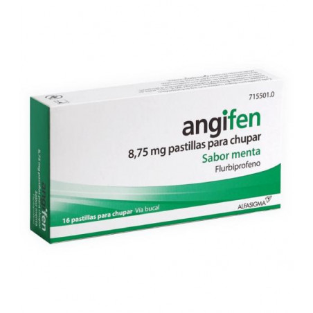 ANGIFEN 8,75 MG PASTILLAS PARA CHUPAR SABOR MENTA