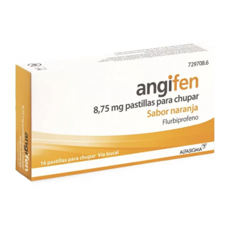 ANGIFEN 8,75 MG PASTILLAS PARA CHUPAR SABOR NARANJA