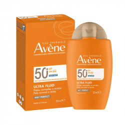 AVENE SOLAR ULTRA MAT PERFECT FLUIDO CON COLOR 50+ SPF PIEL MIXTA-GRASA 50ML
