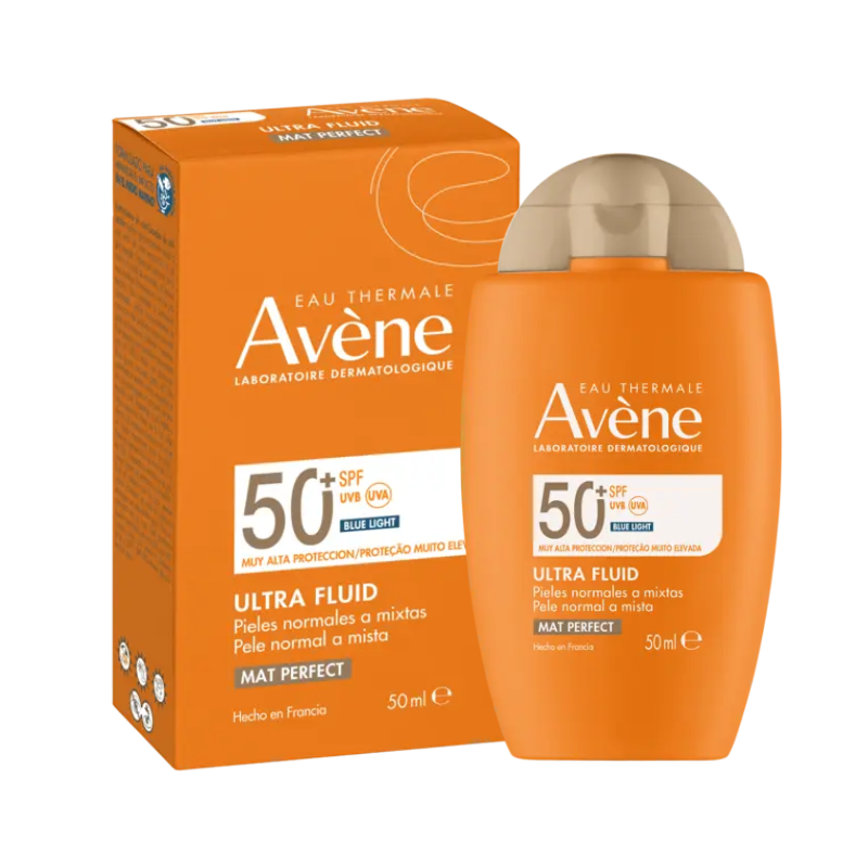 AVENE SOLAR ULTRA MAT PERFECT FLUIDO CON COLOR 50+ SPF PIEL MIXTA-GRASA 50ML
