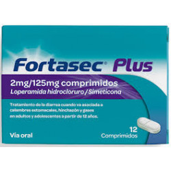FORTASEC PLUS 2/125 MG 12 COMPRIMIDOS