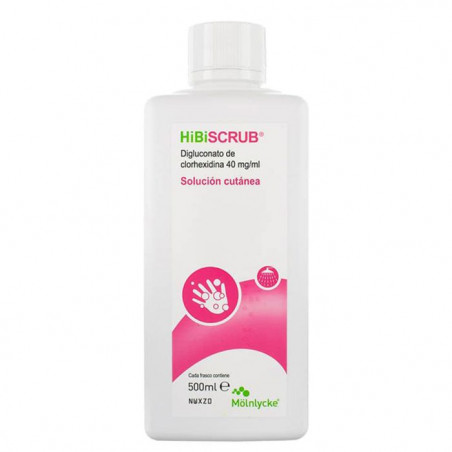 HIBISCRUB 40 MG/ML SOLUCION CUTANEA 500ML