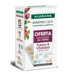 KLORANE KERATINCAPS FUERZA Y VITALIDAD CABELLO Y UÑAS 3x30 CÁPSULAS