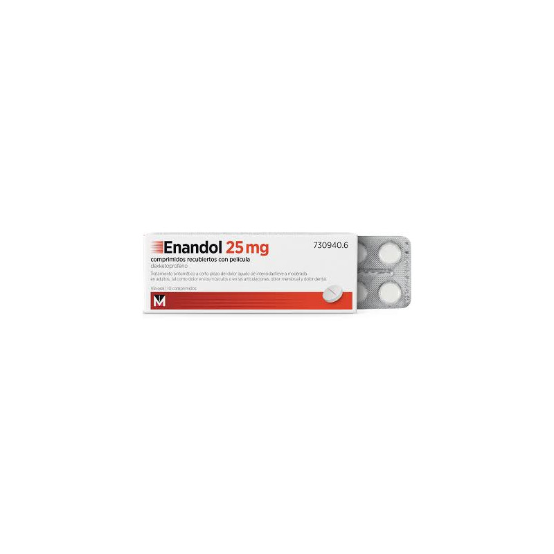 ENANDOL 25 mg COMPRIMIDOS RECUBIERTOS