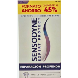 SENSODYNE EXPERT PROTECT DUPLO REPARACIÓN PROFUNDA 75ml+75ml