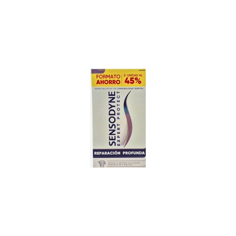 SENSODYNE EXPERT PROTECT DUPLO REPARACIÓN PROFUNDA 75ml+75ml