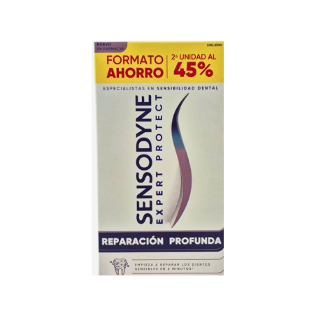 SENSODYNE EXPERT PROTECT DUPLO REPARACIÓN PROFUNDA 75ml+75ml