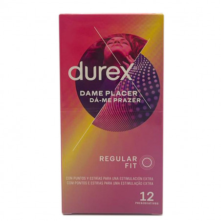 DUREX DAME PLACER PRESERVATIVOS 12U