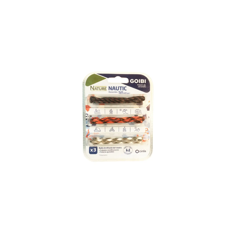 GOIBI PULSERA NAUTIC CON CITRONELA 3U