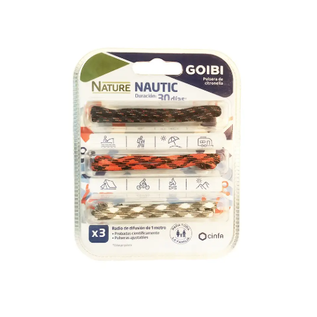 GOIBI PULSERA NAUTIC CON CITRONELA 3U
