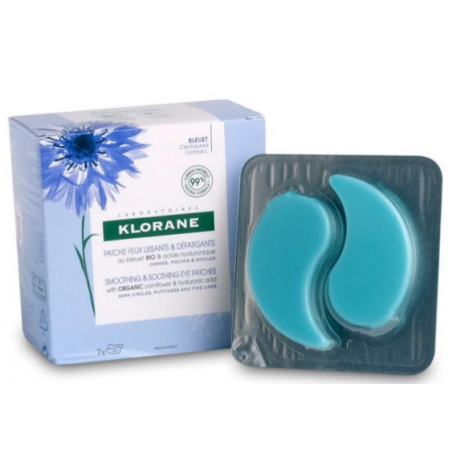 KLORANE PATCHS ALISANTES DESFATIGANTES AL ACIANO 2 PATCHS
