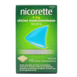 NICORETTE 4 mg CHICLES...