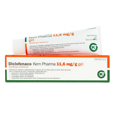 DICLOFENACO KERN PHARMA 11,6 mg/g GEL