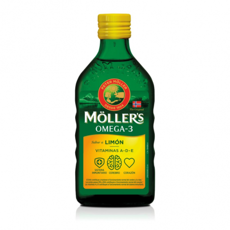 MOLLER'S ACEITE HIGADO BACALAO LIMON 250ML