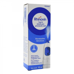RHINOVÍN 1 MGML SOLUCIÓN PARA PULVERIZACIÓN NASAL