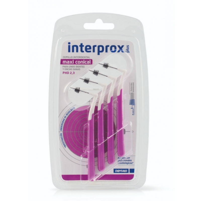 INTERPROX CEPILLO PLUS MAXI CONICAL 2,3 mm 4U