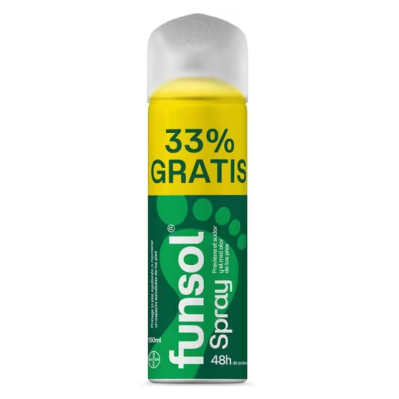 FUNSOL SPRAY DESODORANTE PIES 150ML+ GRATIS 50ML
