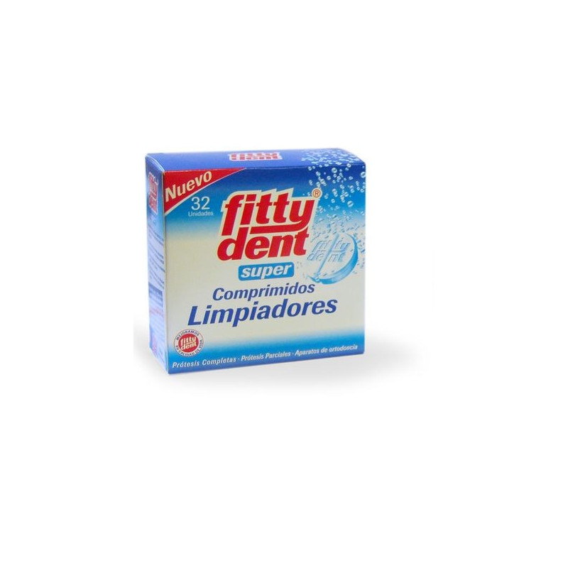 FITTYDENT SUPER COMPRIMIDOS LIMPIADORES 32 UNIDADES