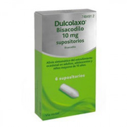 DULCOLAXO BISACODILO 10 mg SUPOSITORIOS
