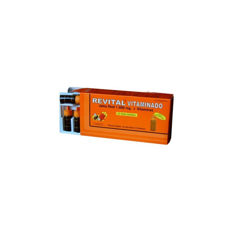 REVITAL JALEA REAL VITAMINADO 20 AMPOLLAS