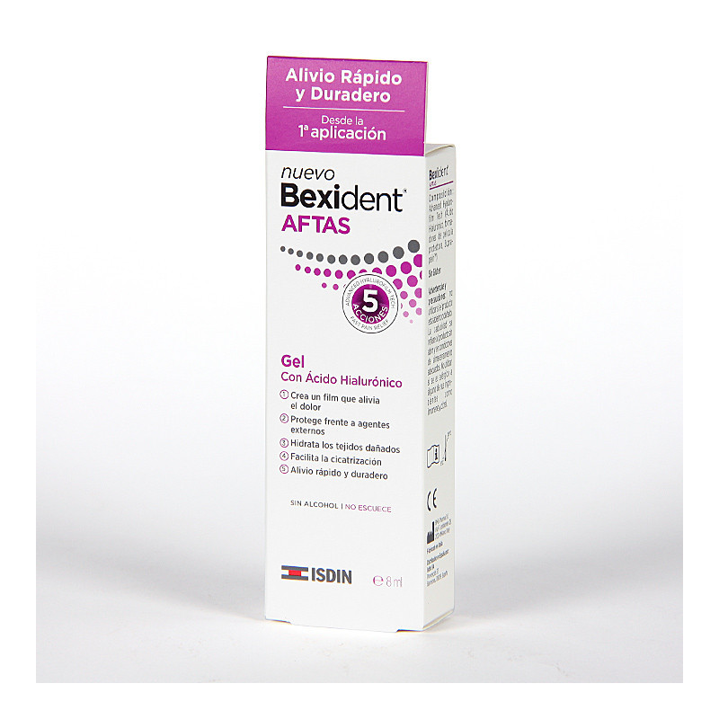 BEXIDENT AFTAS GEL CON ACIDO HIALURONICO 8 ML