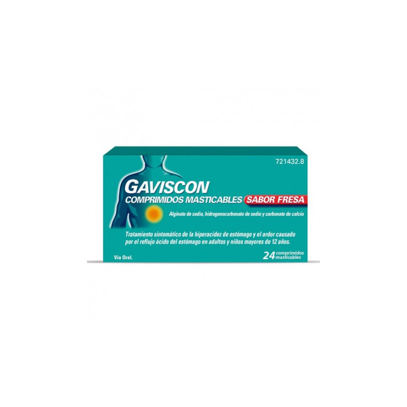 GAVISCON COMPRIMIDOS MASTICABLES SABOR FRESA