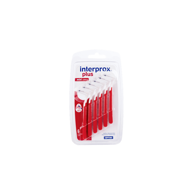 INTERPROX CEPILLO PLUS MINI CÓNICO 1,0 mm 6 U